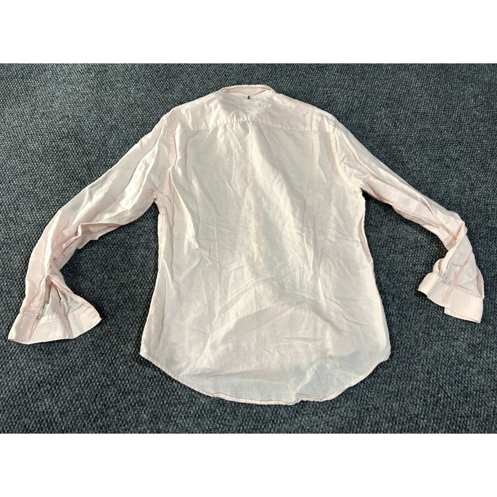 Zara Zara Button-Up Shirt Mens XL Light Pink Slim Fit Long Sleeve Casual Size US XL / EU 56 / 4 - 5 Thumbnail