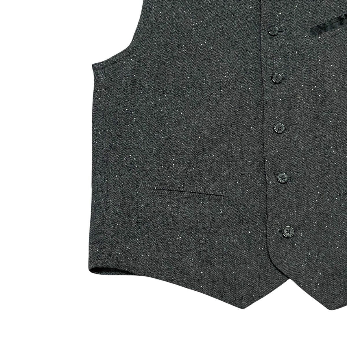 Diesel Vintage Diesel Wool Blend Buttoned Down Vest Size 42L - 4 Thumbnail