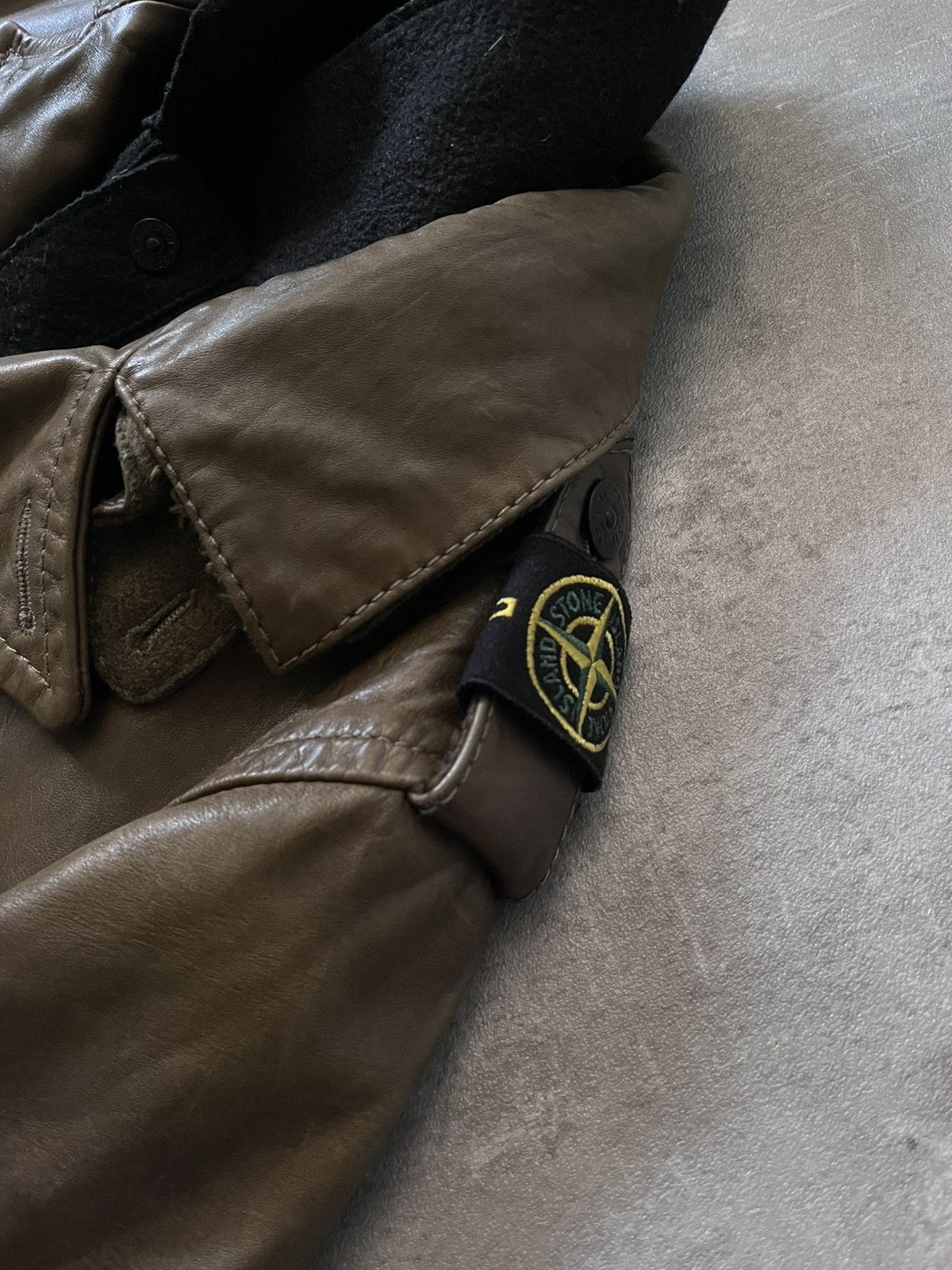 Stone Island Stone Island A/W 2008 2 in 1 leather jacket coat Size US M / EU 48-50 / 2 - 2 Thumbnail