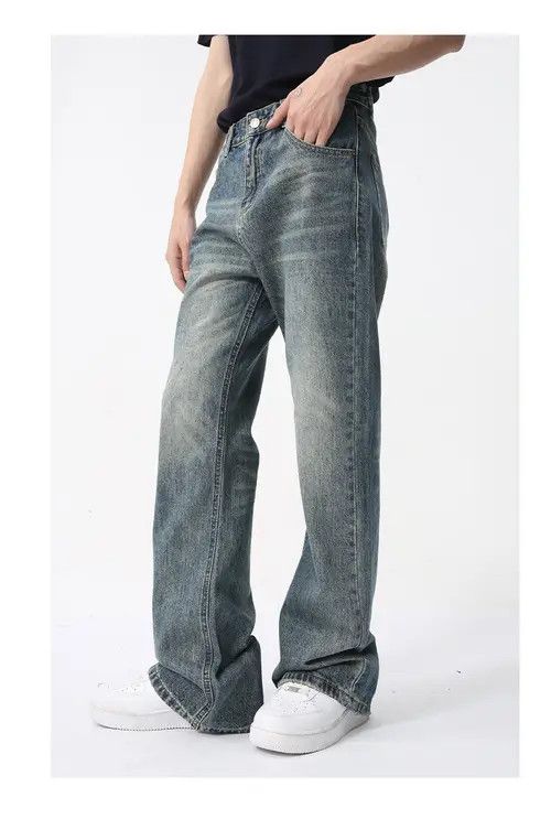 Japanese Brand × Jean Pants Fashion casual washed bootcut jeans Size US 32 / EU 48 - 3 Thumbnail
