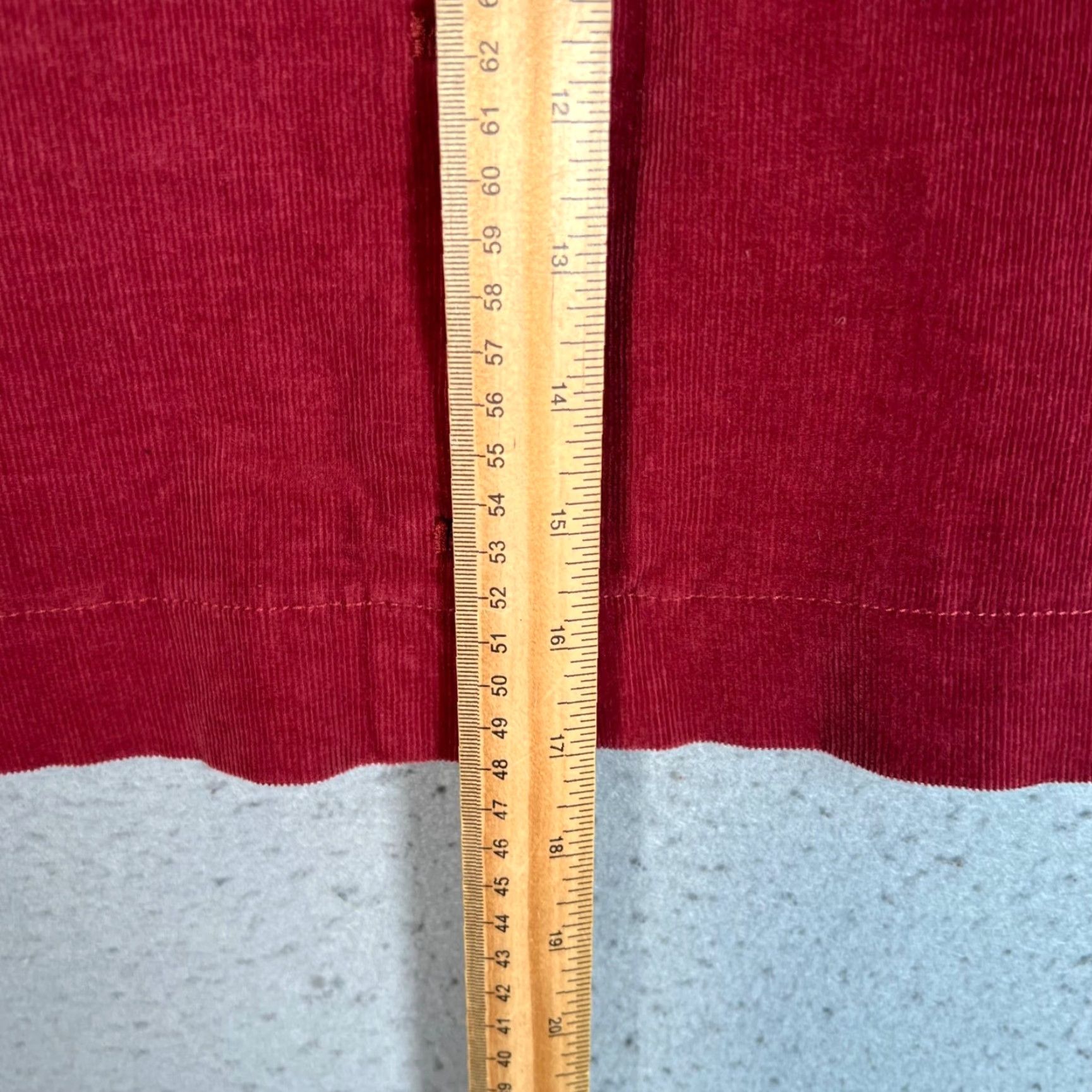 Uniqlo Uniqlo Skirt Womens 8 Red Corduroy Button-Front Mini Casual Spring Fall Short Size 30" / US 8 / IT 44 - 5 Thumbnail