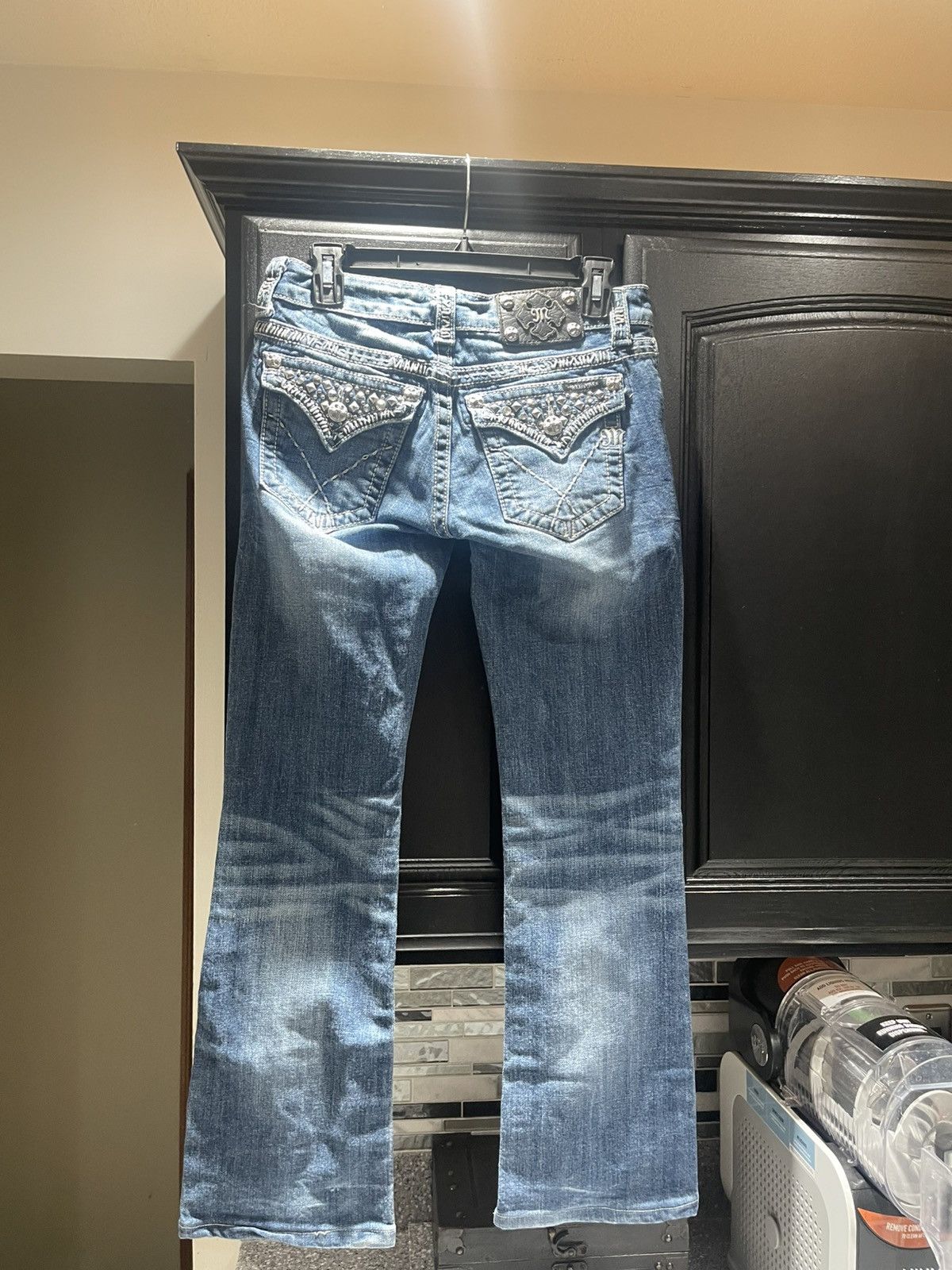 Miss Me Miss Me Embellished Studs Boot Cut Womens Jeans Size 27 Size 27" / US 4 / IT 40 - 3 Thumbnail