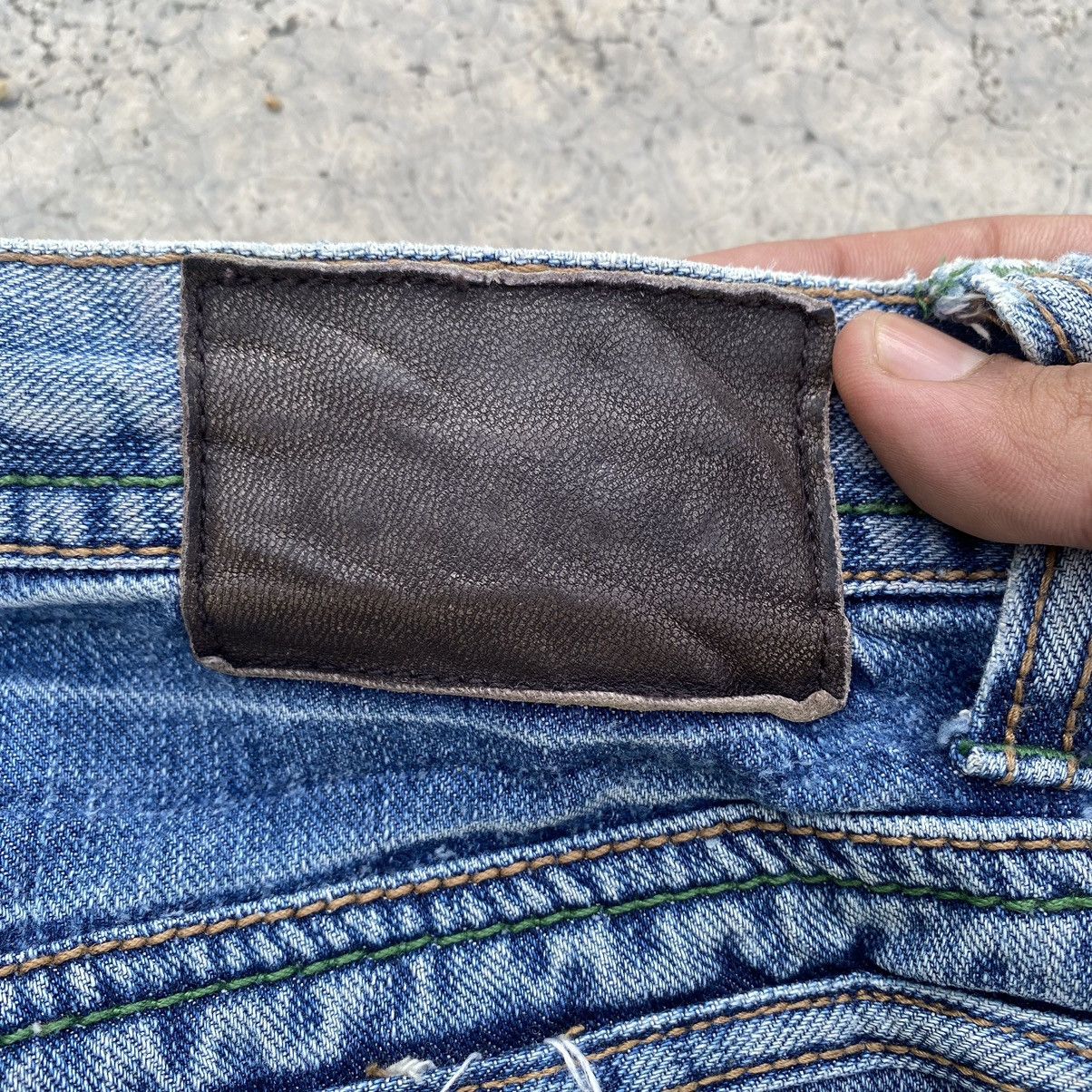 Japanese Brand Morgan Homme Y2K Archive Distressed Buttoned Denim Jeans Size 34" / US 12 / IT 48 - 14 Thumbnail