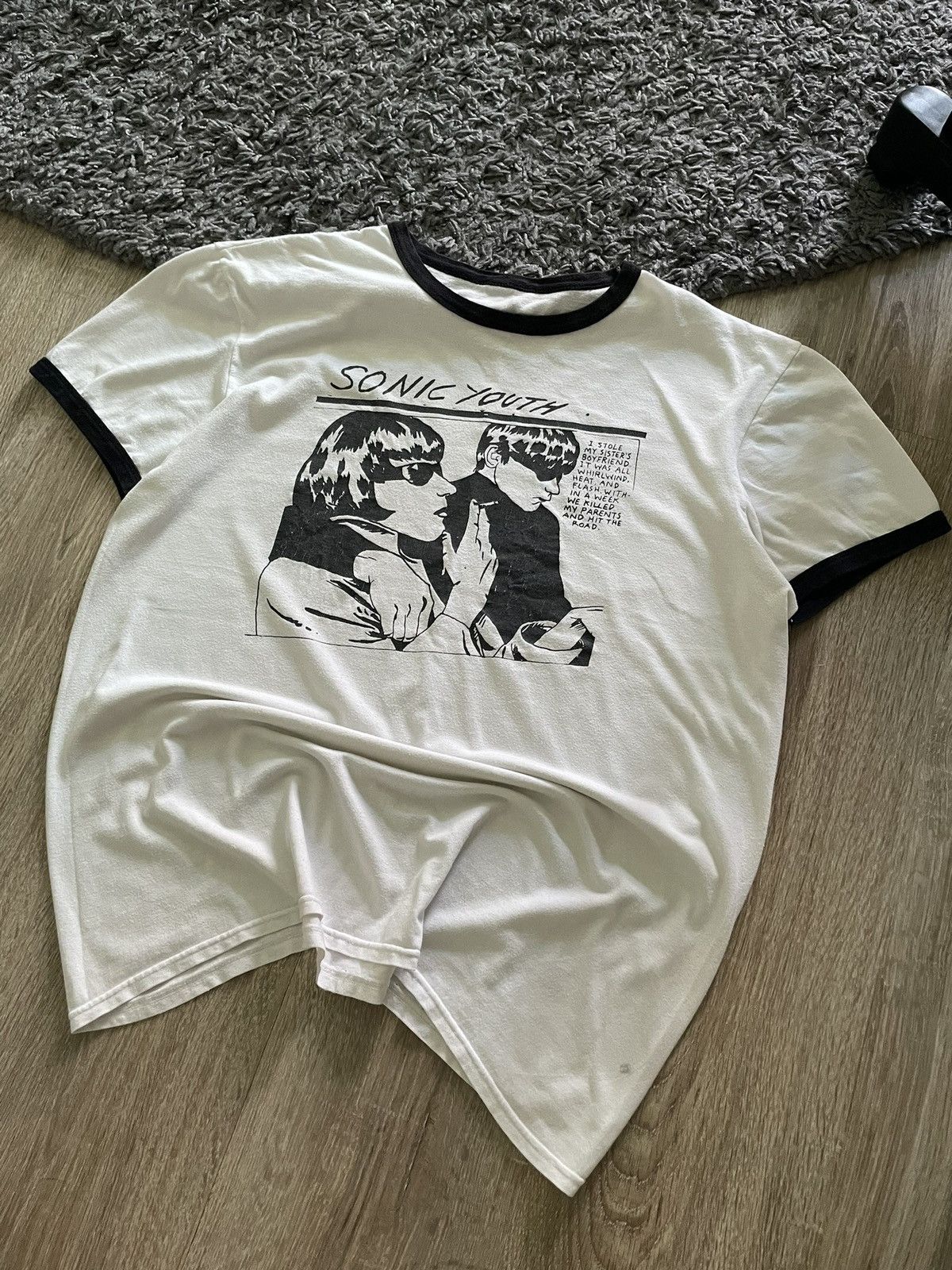 Band Tees Vintage Sonic Youth Goo Album Band Rock Boxy Fit T Shirt Size US L / EU 52-54 / 3 - 3 Thumbnail