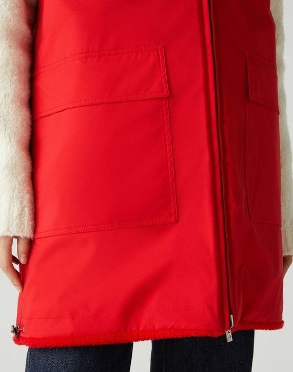 Loro Piana o1srvl11e0924 Reversibile Vest Cashfur Stretch Vest in Red Size L / US 10 / IT 46 - 7 Thumbnail
