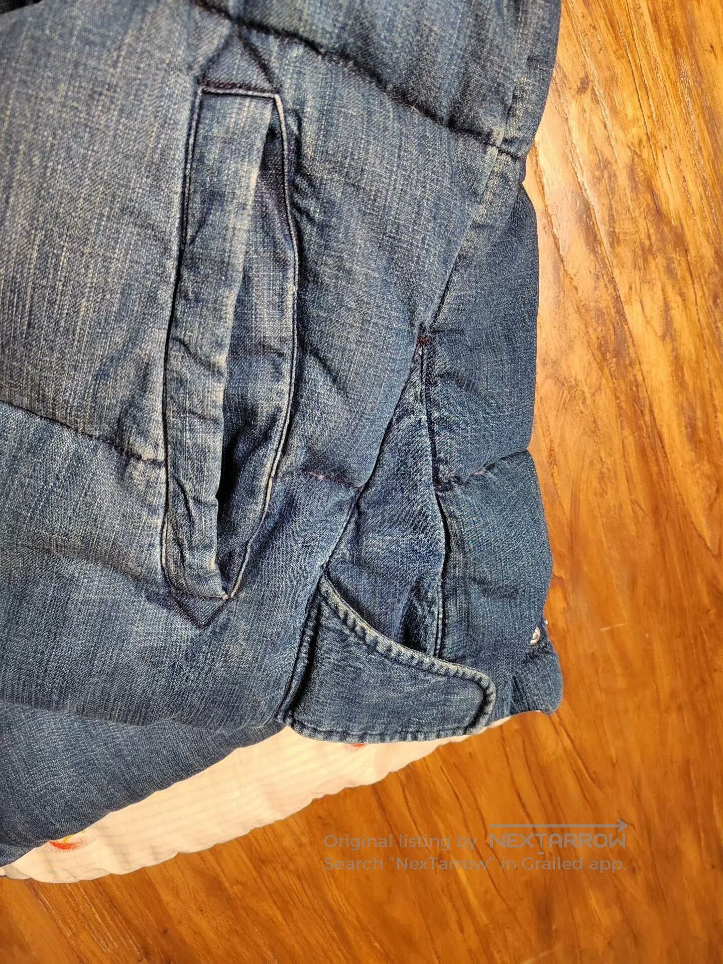Remi Relief REMI RELIEF Blue Denim Down Vest. Size US M / EU 48-50 / 2 - 4 Thumbnail