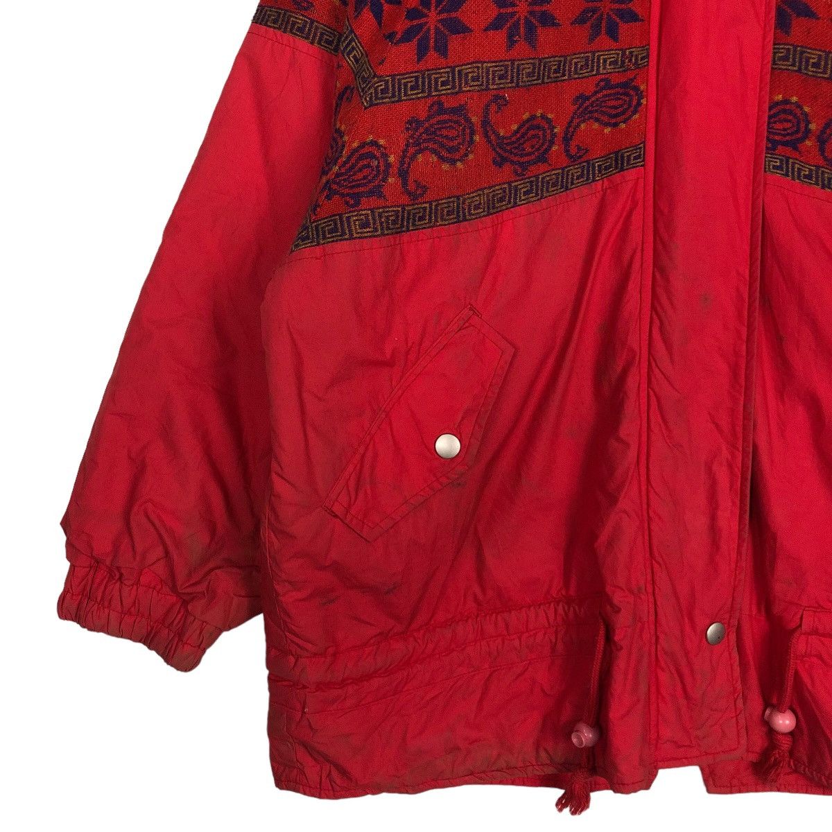 Japanese Brand 🔥Rich Red Chore Work Jacket Simple Life Navajo Issey Miyake Size US M / EU 48-50 / 2 - 4 Thumbnail