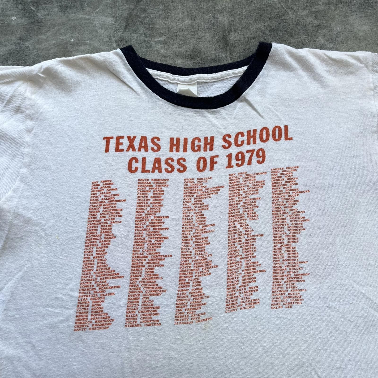 Vintage Vintage 70s Texas High School Class of 1979 Ringer Shirt Size US M / EU 48-50 / 2 - 4 Thumbnail