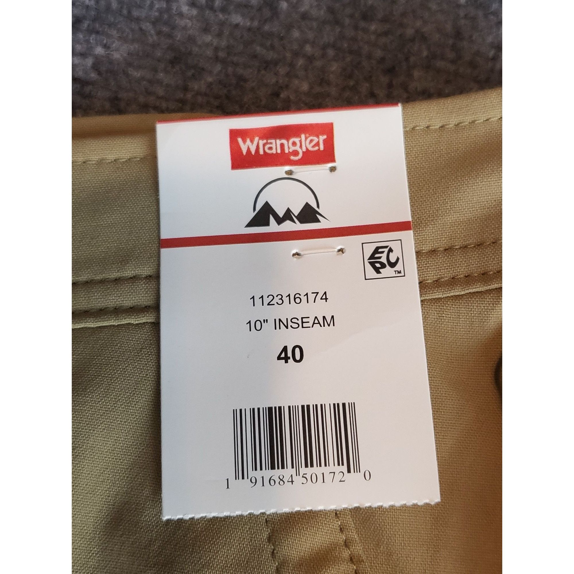 Wrangler Wrangler Performance Elastic Waist Shorts Men Sz 40 Khaki Br Size US 40 / EU 56 - 6 Thumbnail