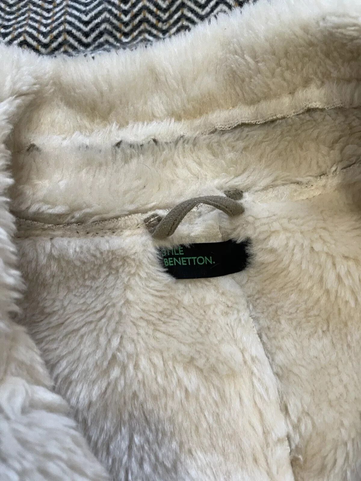 United Colors Of Benetton United Colors Of Benetton Faur Faux Shearling y2k Jacket Size M / US 6-8 / IT 42-44 - 14 Thumbnail