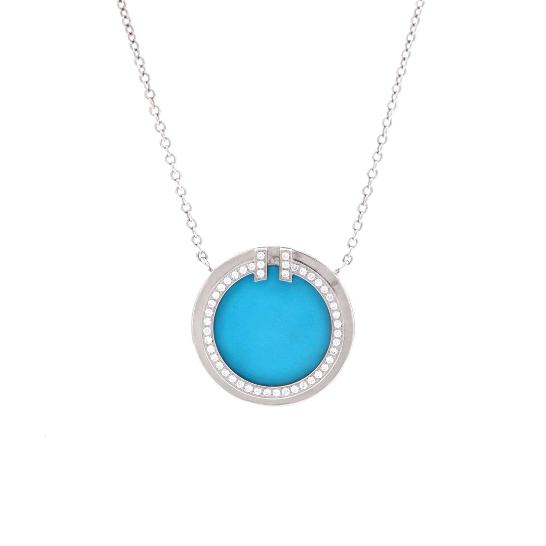Tiffany & Co. T Circle Pendant Necklace Size ONE SIZE - 1 Thumbnail