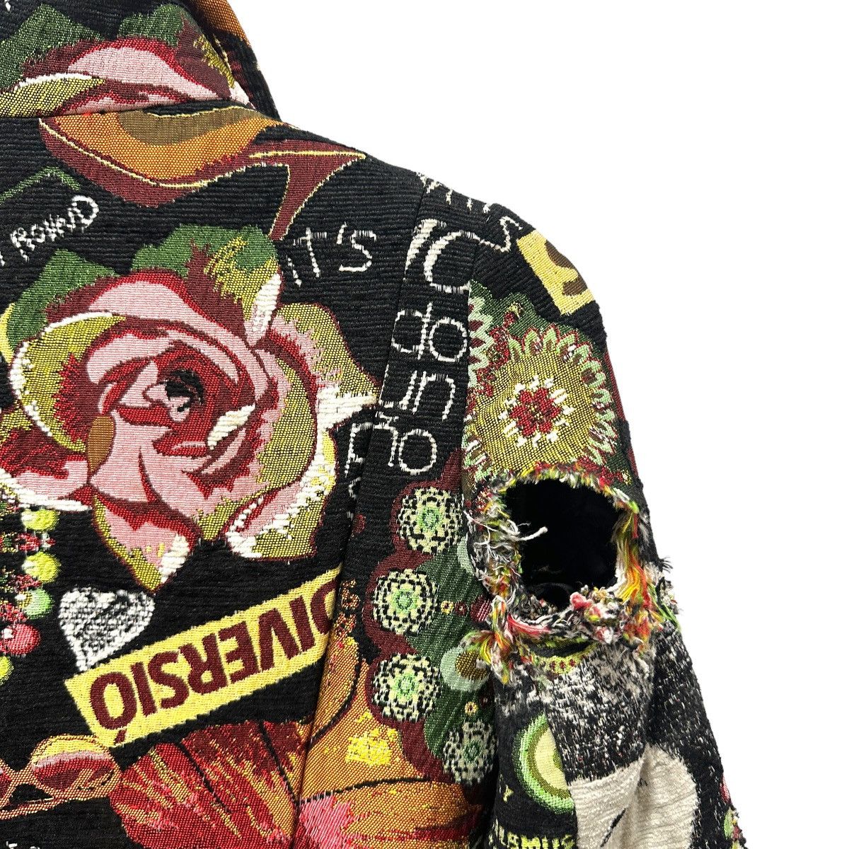 Desigual Manteau coat multi embroidery vintage Size XS / US 0-2 / IT 36-38 - 8 Thumbnail