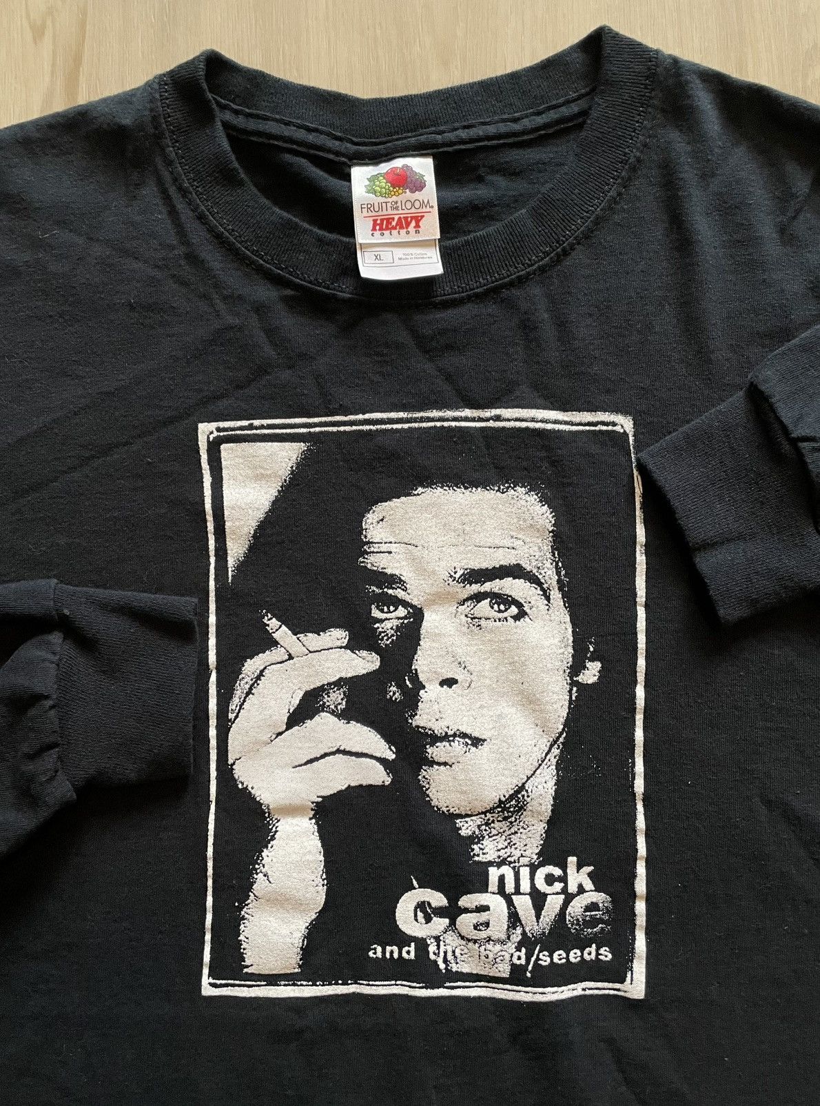 Band Tees × Vintage Original 90s Nick Cave & The Bad Seeds Long Sleeve Sz XL Size US XL / EU 56 / 4 - 1 Thumbnail