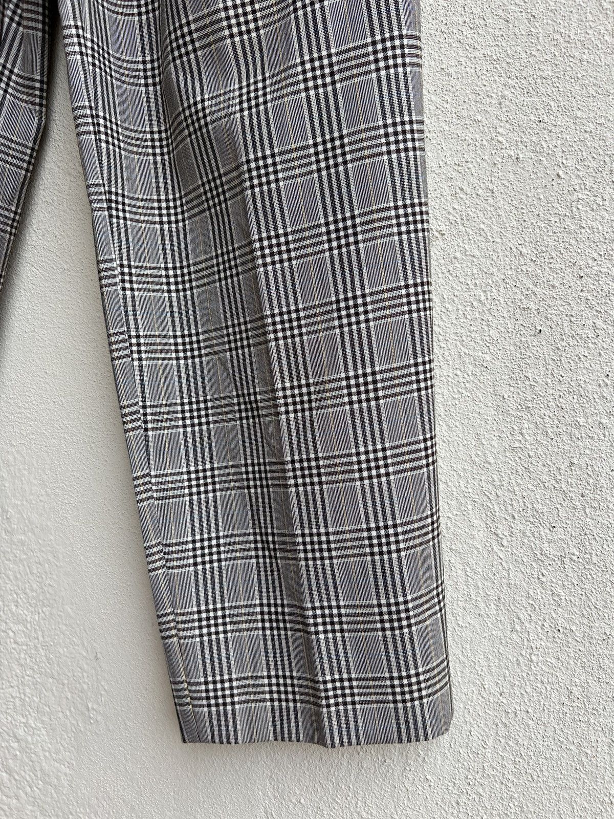 Vintage 90s Christian Dior Sports Checks Wool Trouser Pant