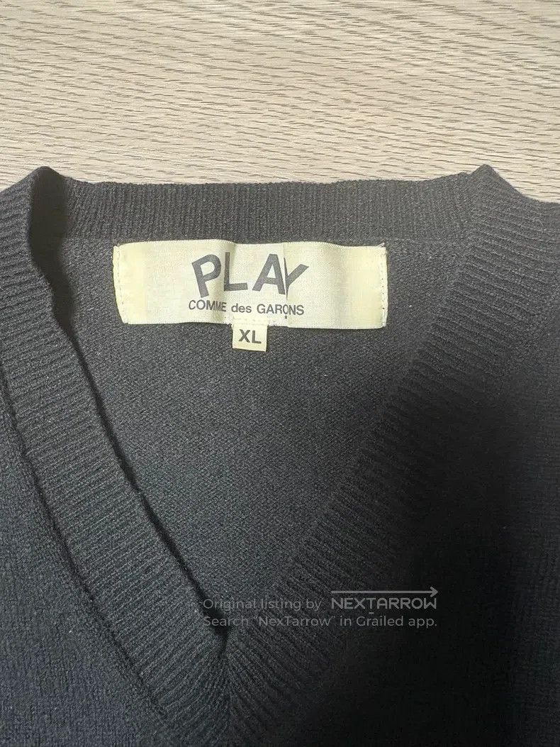 Comme des Garcons Comme des Garcons V-Neck Wool Sweater Size US XL / EU 56 / 4 - 3 Thumbnail
