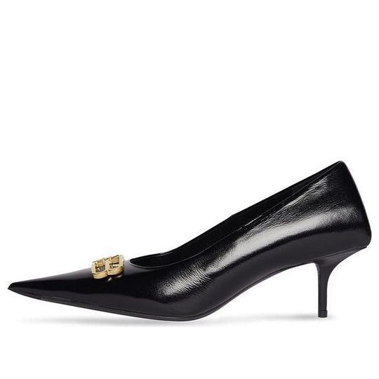 Balenciaga Balenciaga Square Knife BB 60mm Pumps 'Black Shiny Lambskin' Size US 6 / IT 36 - 1 Thumbnail