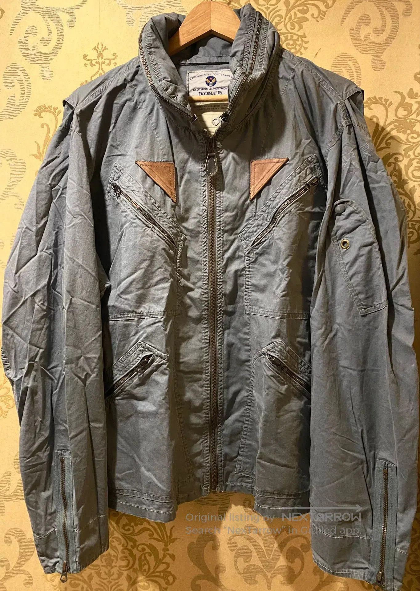 RRL Ralph Lauren rare double rl mason flight jacket. Size US M / EU 48-50 / 2 - 1 Thumbnail