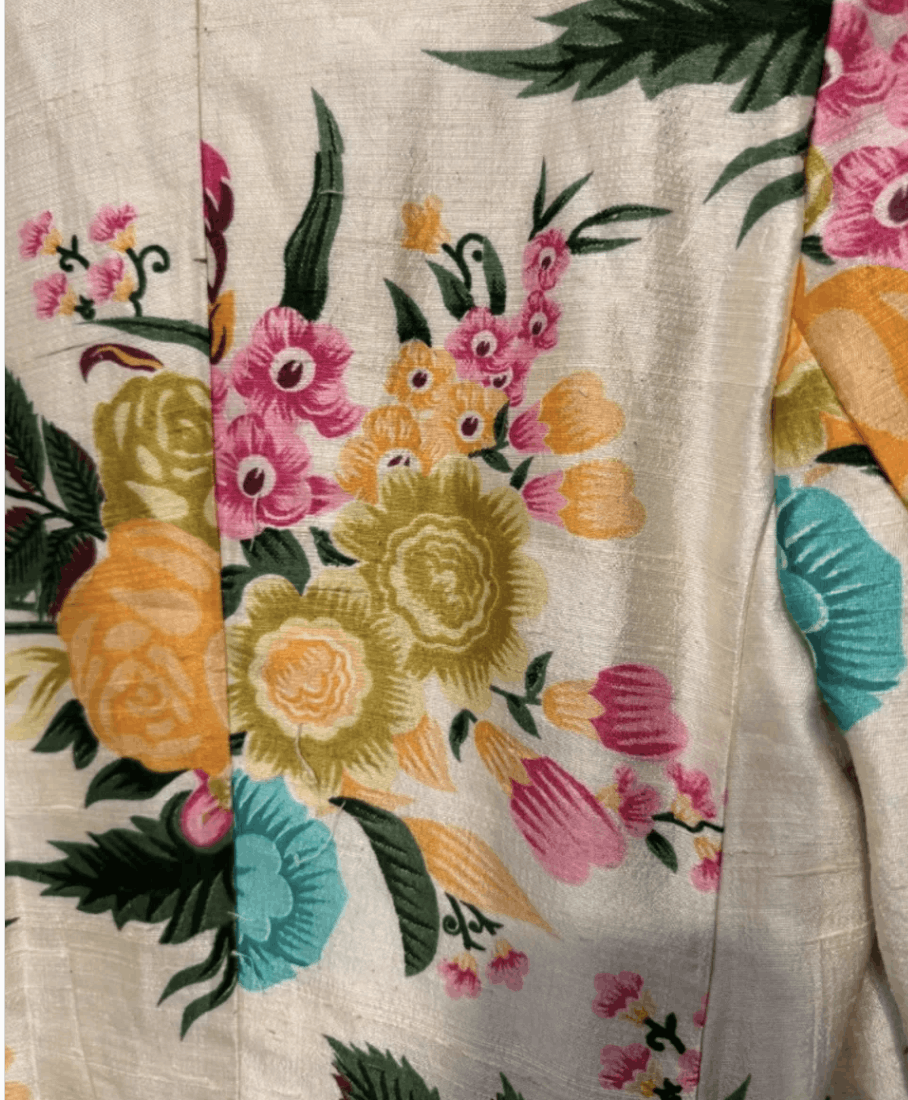 Alix Of Bohemia Acid Floral Blazer Jaipur Silk Medium Size XS / US 0-2 / IT 36-38 - 4 Thumbnail