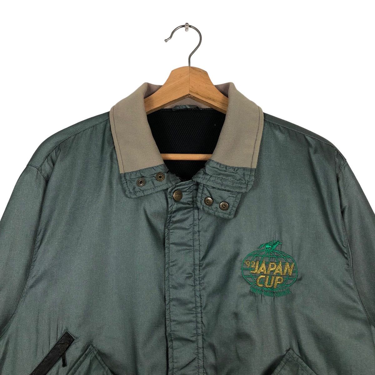 Japanese Brand 🔥Vintage 1992 Japan Cup Tokyo Race Course Bomber Jacket Size US M / EU 48-50 / 2 - 2 Thumbnail