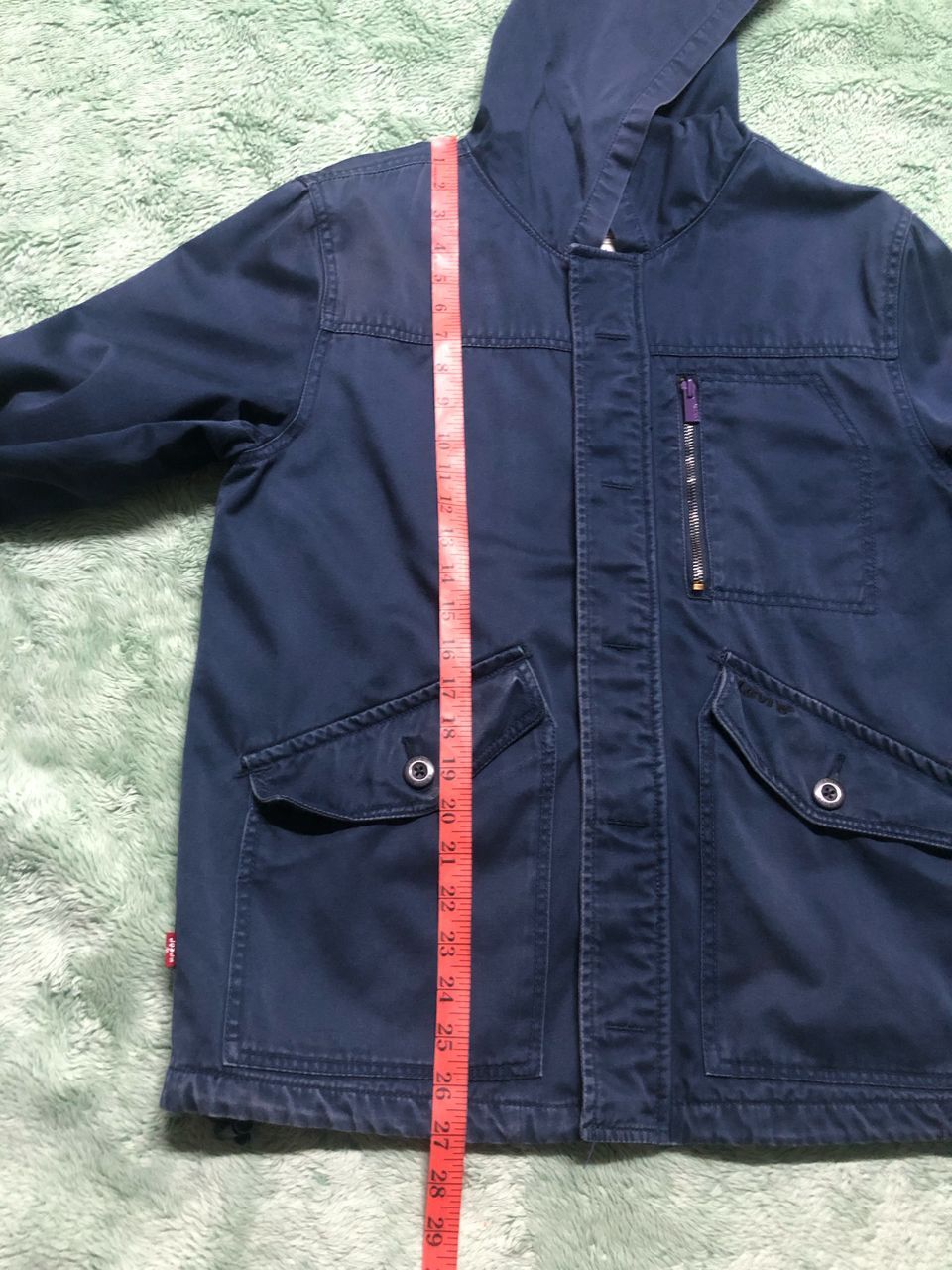 Japanese Brand × Levi's × Levi's Vintage Clothing LEVI'S HEAVY COTTON HOODED JACKET SUNFADED FADED Size US M / EU 48-50 / 2 - 22 Thumbnail
