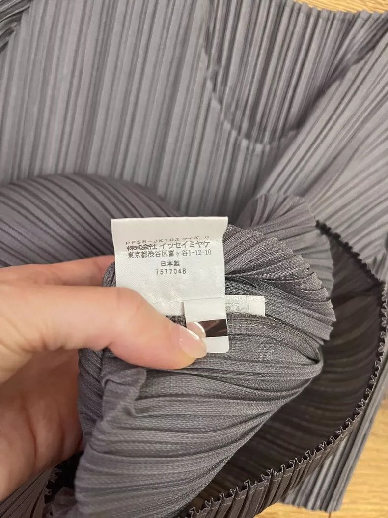 Issey Miyake issey miyake size:3 Grey pleated coat Size XXS / US 00 / IT 34 - 4 Thumbnail