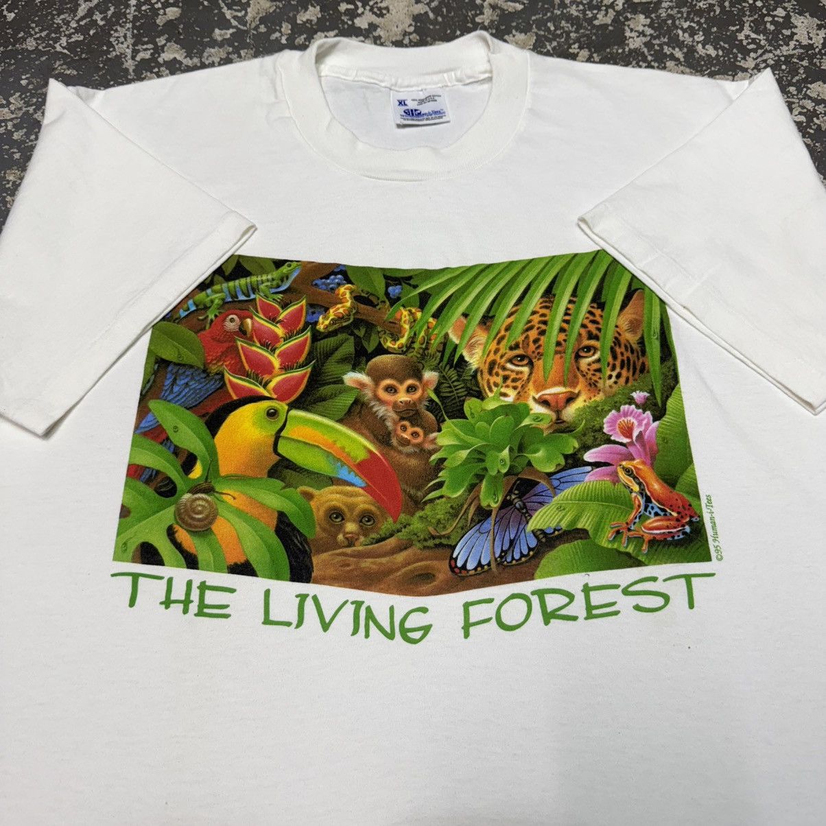 Vintage Vintage The Living Forest Nature Forest Tshirt Size US XL / EU 56 / 4 - 4 Thumbnail