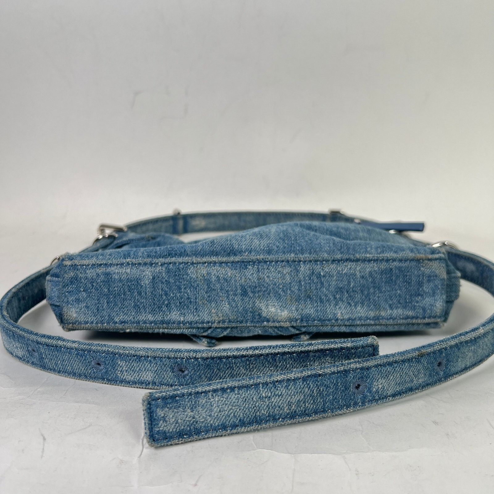 Givenchy Givenchy Washed Denim Voyou Mini Shoulder Bag Size ONE SIZE - 3 Thumbnail
