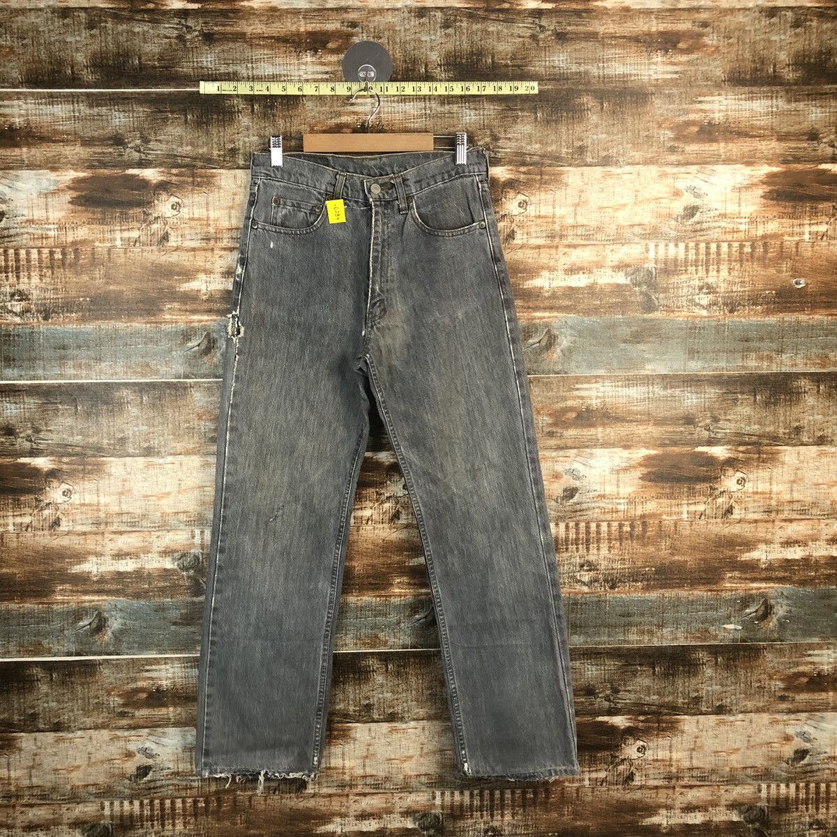 Levi's DLL Levis 503 vintage faded Gray Denim Pants #C284 Size US 30 / EU 46 - 1 Thumbnail