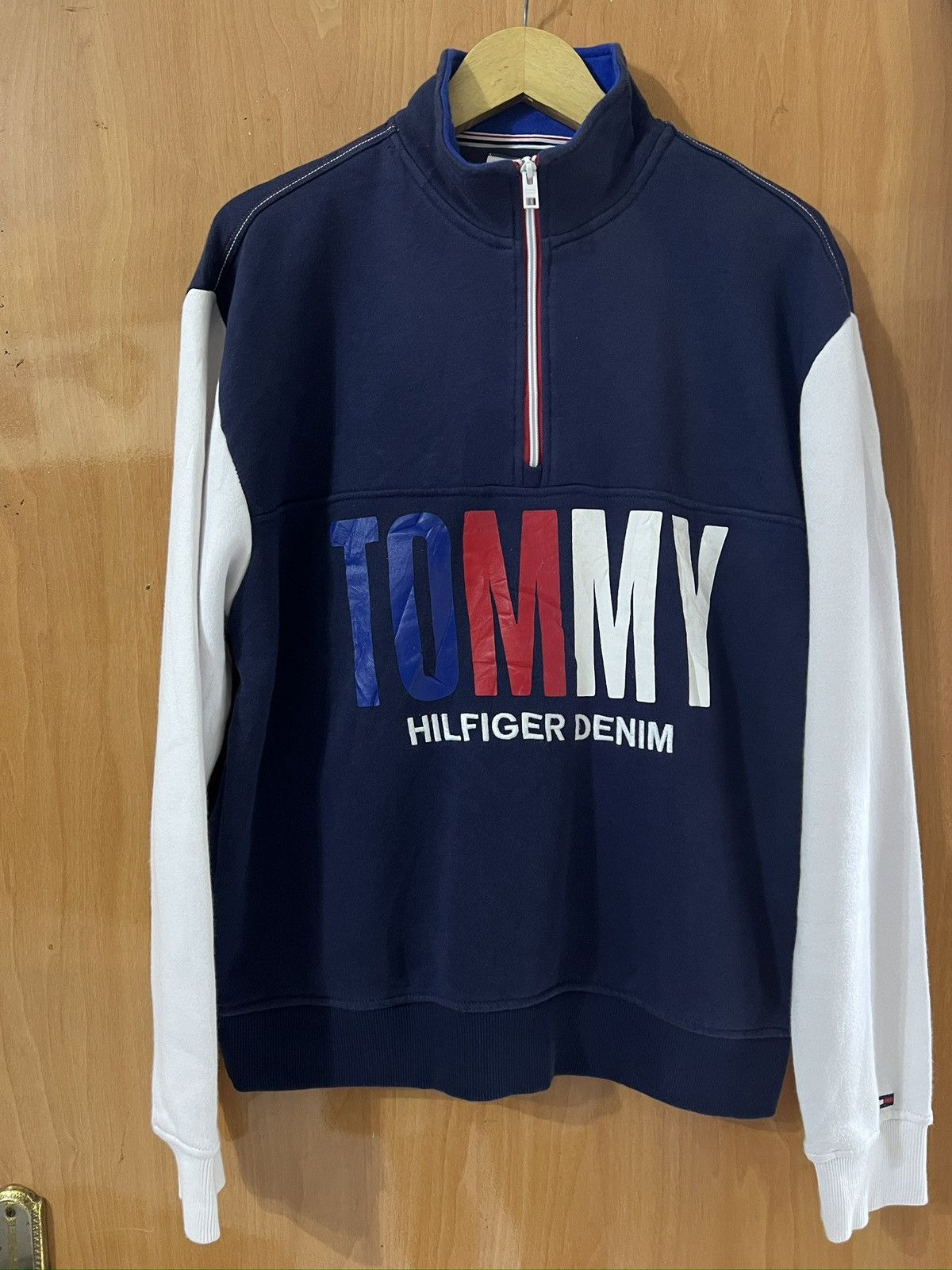 Tommy Hilfiger Crewneck Halfzip Tommy Hilfinger RARE Size US XL / EU 56 / 4 - 1 Thumbnail