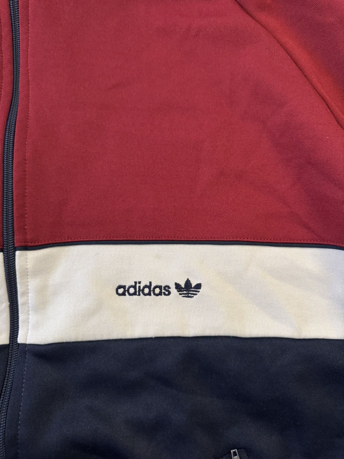 Adidas × Vintage 🔥1980 Adidas Track Jacket/Rare Vintage Adidas Zip Sweatshirt Size US L / EU 52-54 / 3 - 6 Thumbnail