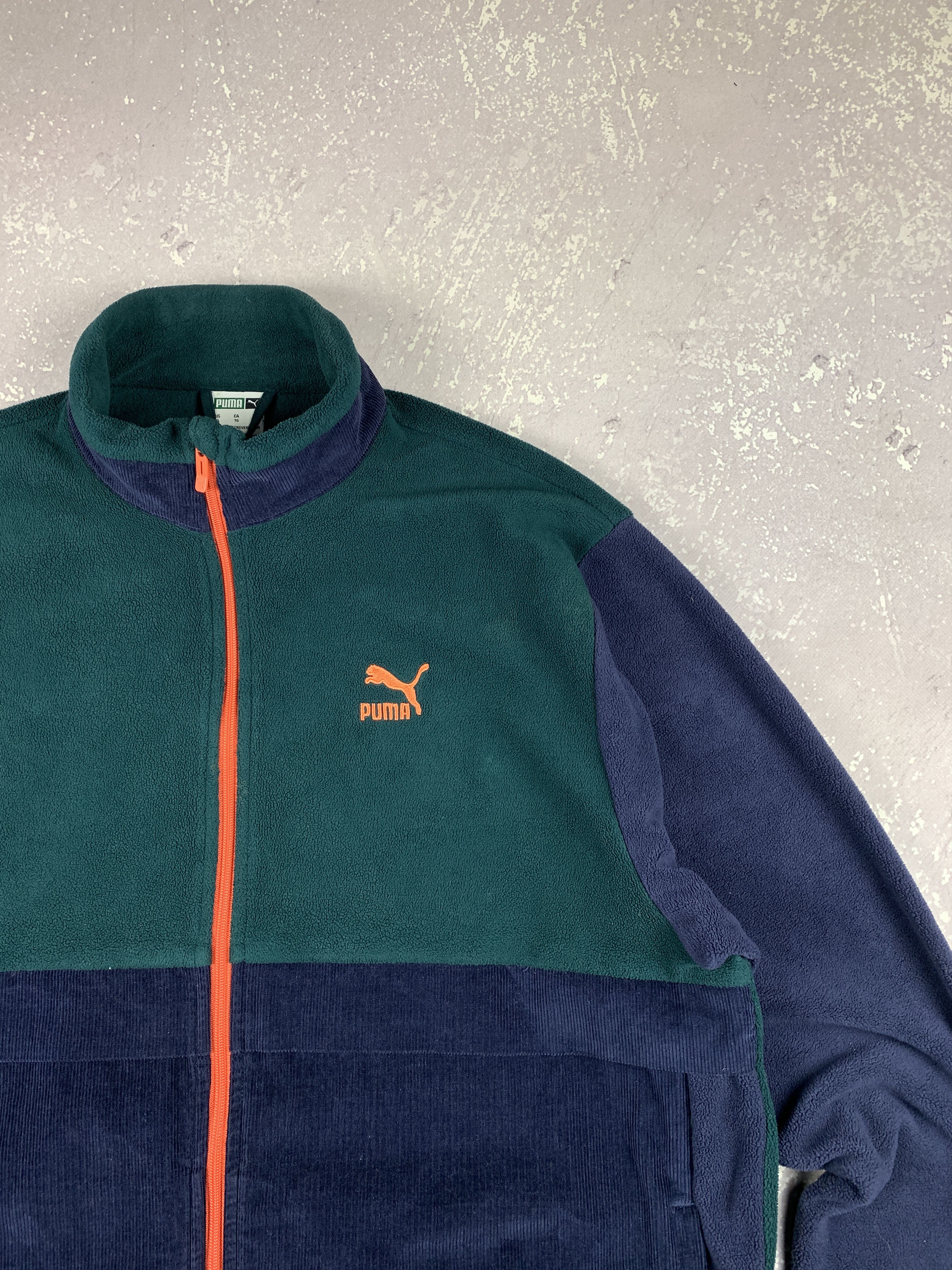 Puma Puma Corduroy/Fleece Full Zip Sherpa Jacket Size US XL / EU 56 / 4 - 3 Thumbnail