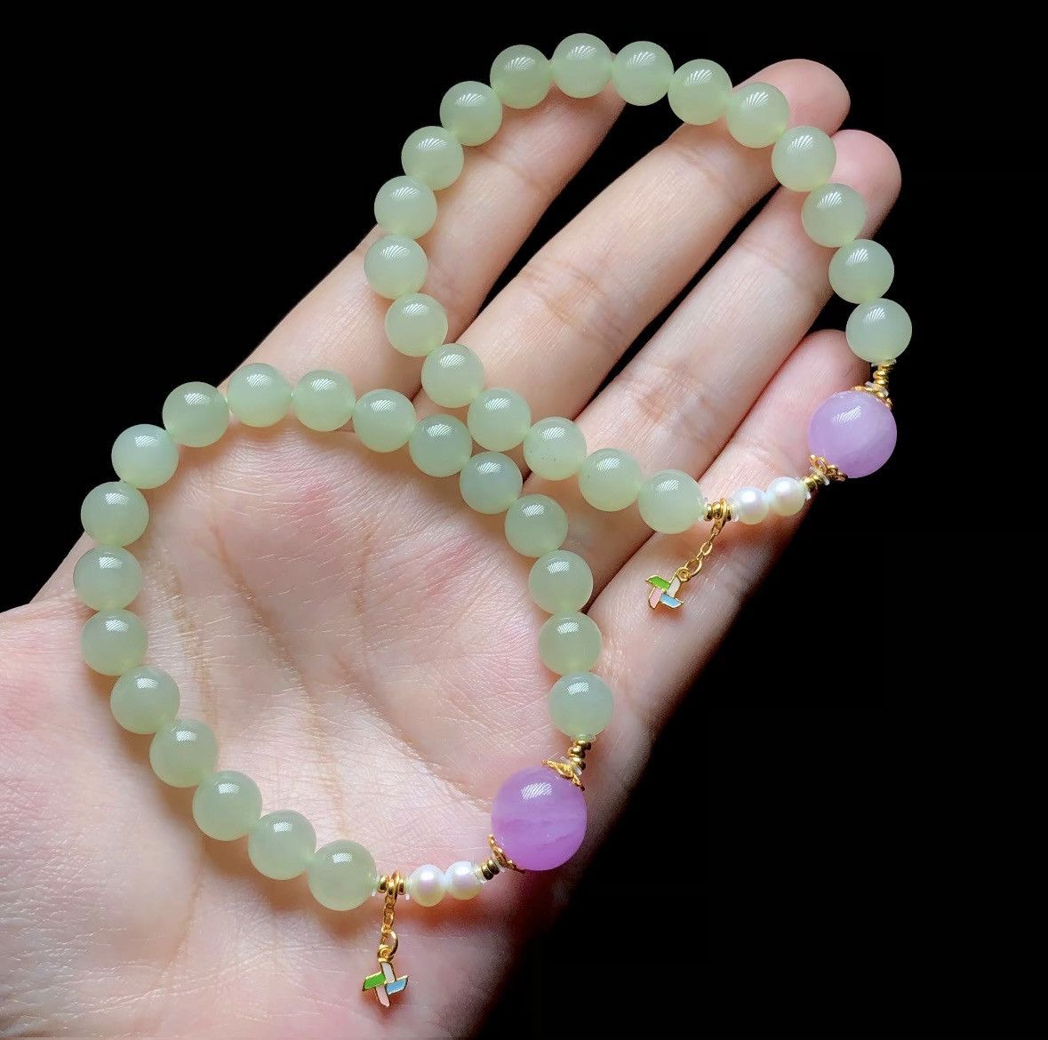 Other Light green jade bracelet Size ONE SIZE - 3 Thumbnail