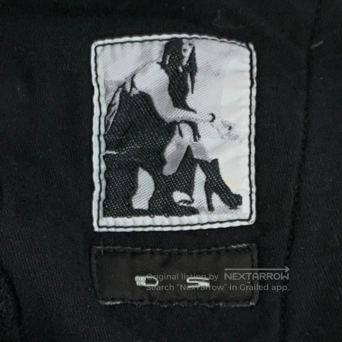Rick Owens RICK OWENS size S Black Cotton Drawstring Casual Low Rise Size US 27 - 5 Thumbnail