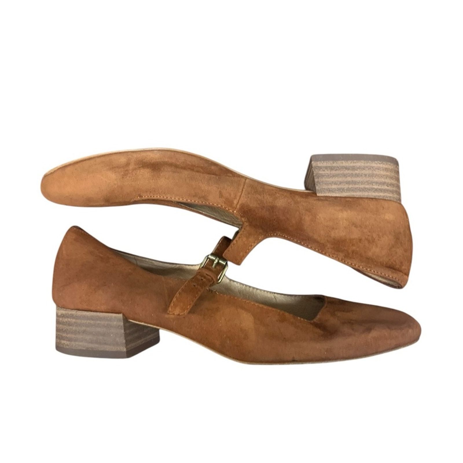 Madewell Madewell Delilah Mary Jane In Suede sz 5 soft mahogany Size US 5 / IT 35 - 4 Thumbnail
