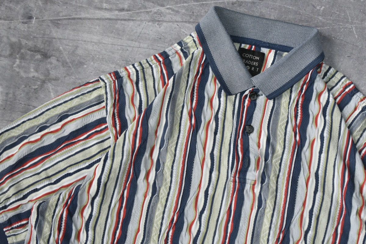 Vintage Vintage Cotton Traders Sport Polo Shirt (L) Size US L / EU 52-54 / 3 - 3 Thumbnail
