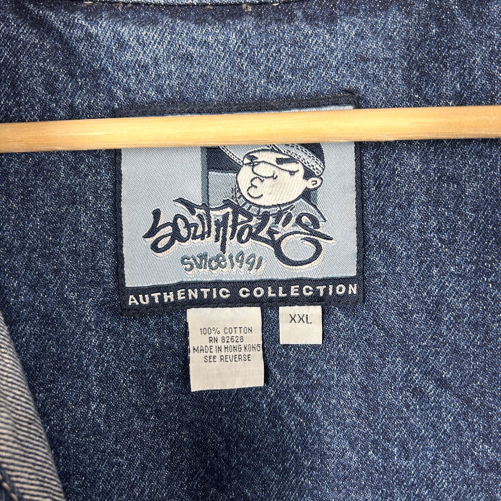 Southpole Southpole CRAZY Y2K XXL Embroidered Denim Jacket Size US XXL / EU 58 / 5 - 4 Thumbnail
