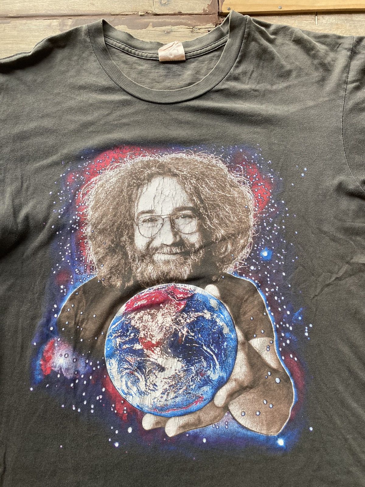 Band Tees × Grateful Dead × Vintage Vintage 1990s Jerry Garcia T shirts Size US XL / EU 56 / 4 - 2 Thumbnail