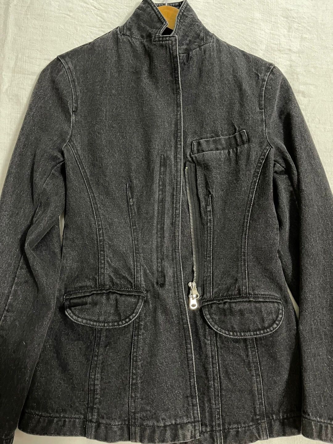 Other IMMI Cinched Waist Denim Blazer New w/ Tags Size S / US 4 / IT 40 - 2 Thumbnail