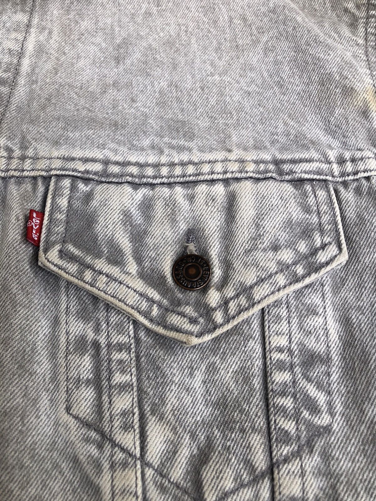 Levi's Vintage 80s Levis Denim Jacket Distressed Denim Size US M / EU 48-50 / 2 - 13 Thumbnail
