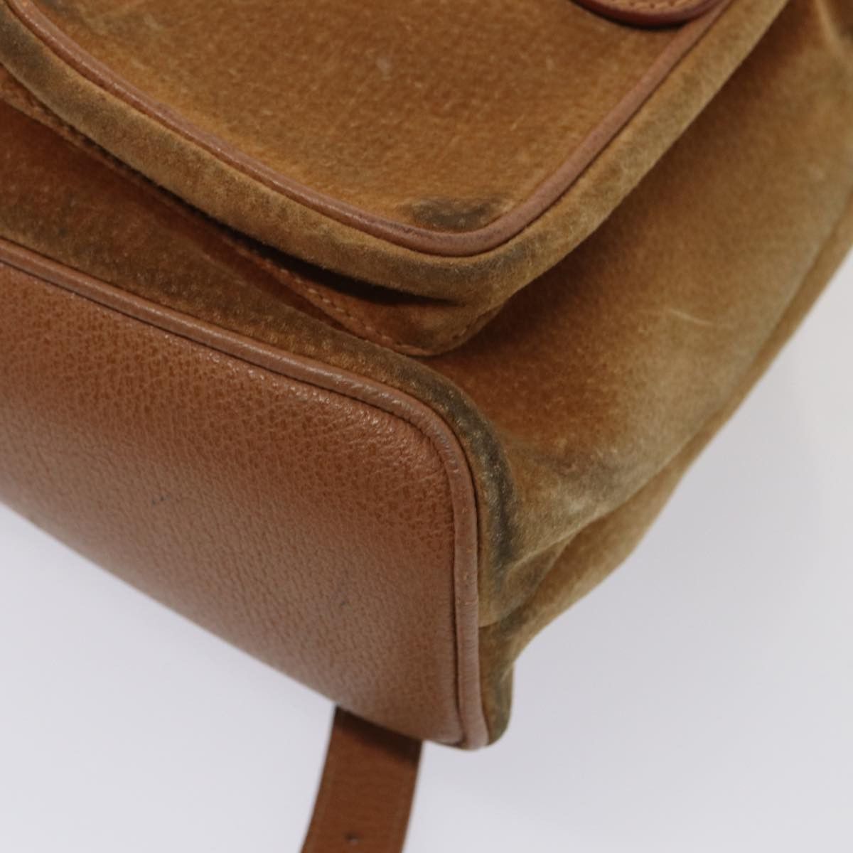 Gucci GUCCI Bamboo Shoulder Bag Suede Brown Gold 003 2058 003 2058 Size ONE SIZE - 12 Thumbnail