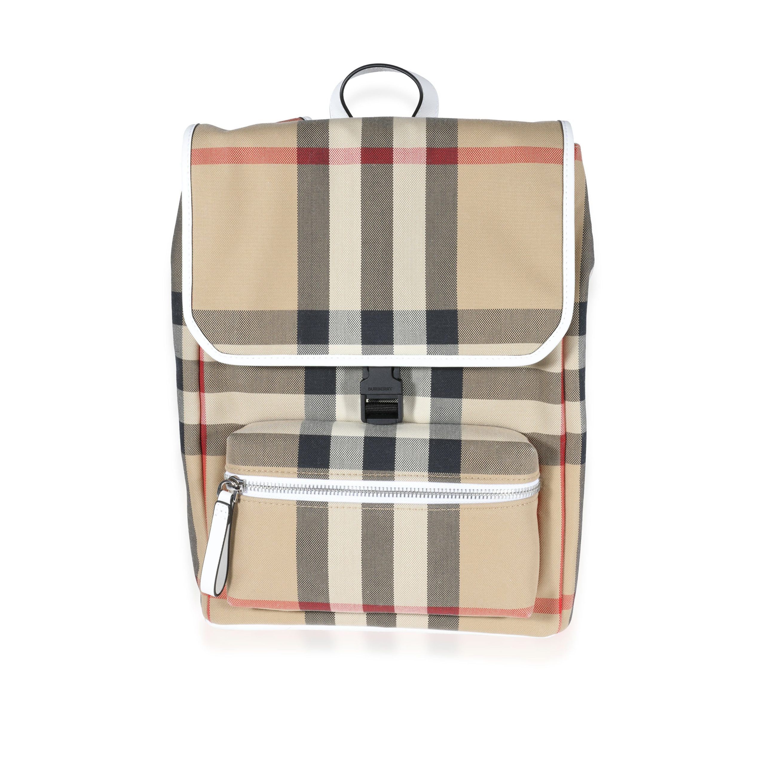 Burberry Archive Beige Vintage Check Dewey Backpack