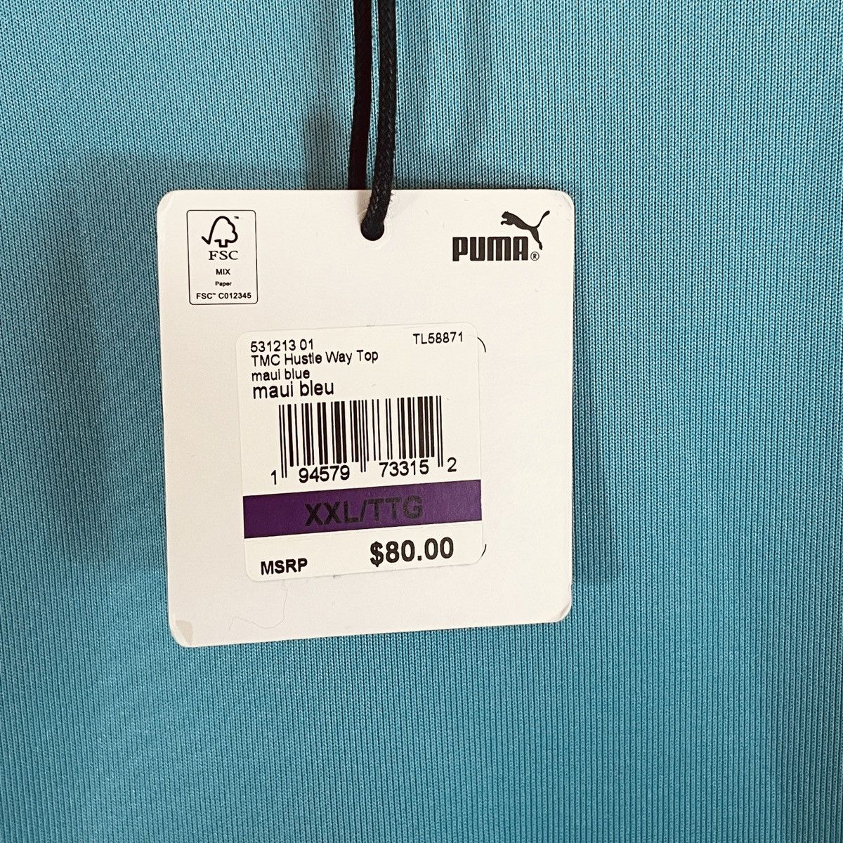 Puma NWT Puma TMC Hustle Way Top Size US XXL / EU 58 / 5 - 6 Thumbnail
