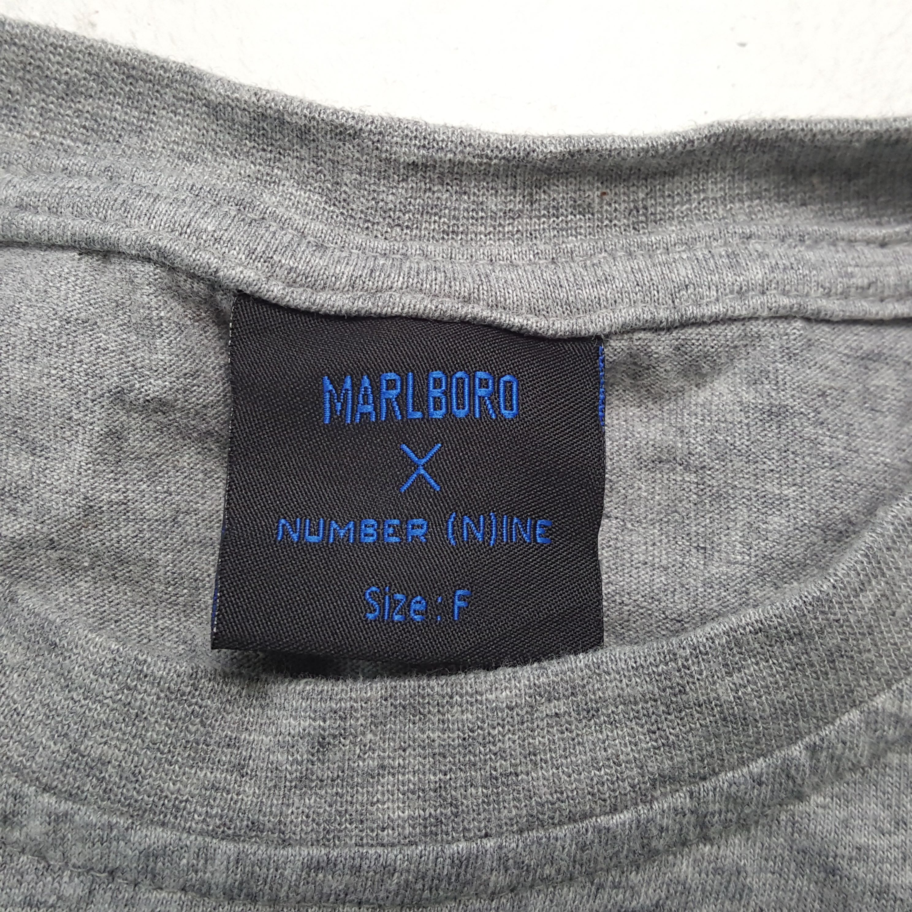 Number (N)ine NUMBER NINE X Marlboro Japanese Brand Streetwear Tshirt Size US M / EU 48-50 / 2 - 7 Thumbnail