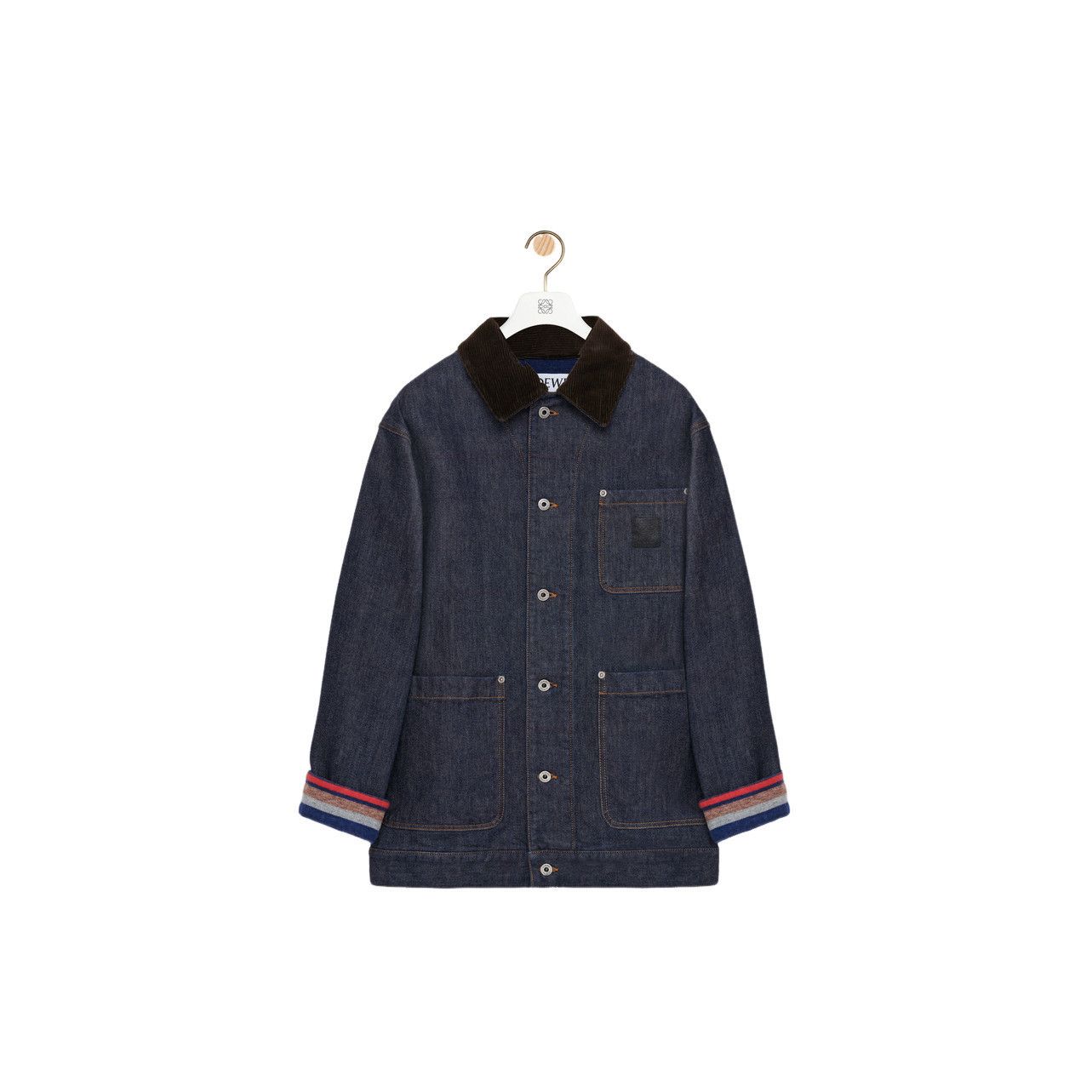 Loewe LOEWE $2500 Raw Denim/Blue Jacket New & Authentic (Men's siz Size US XL / EU 56 / 4 - 1 Preview