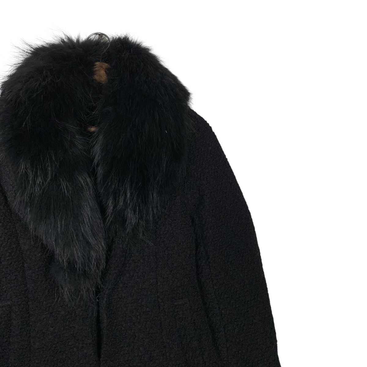 Japanese Brand Japanese Brand Rienda Fur Wool Coat Size S / US 4 / IT 40 - 5 Thumbnail