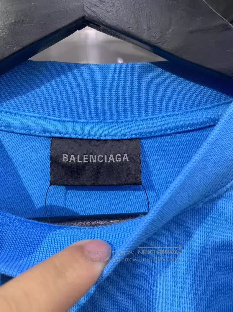 Balenciaga Balenciaga Ice Blue Crack Coca-Cola XXS Size Size US XXS / EU 40 - 3 Thumbnail