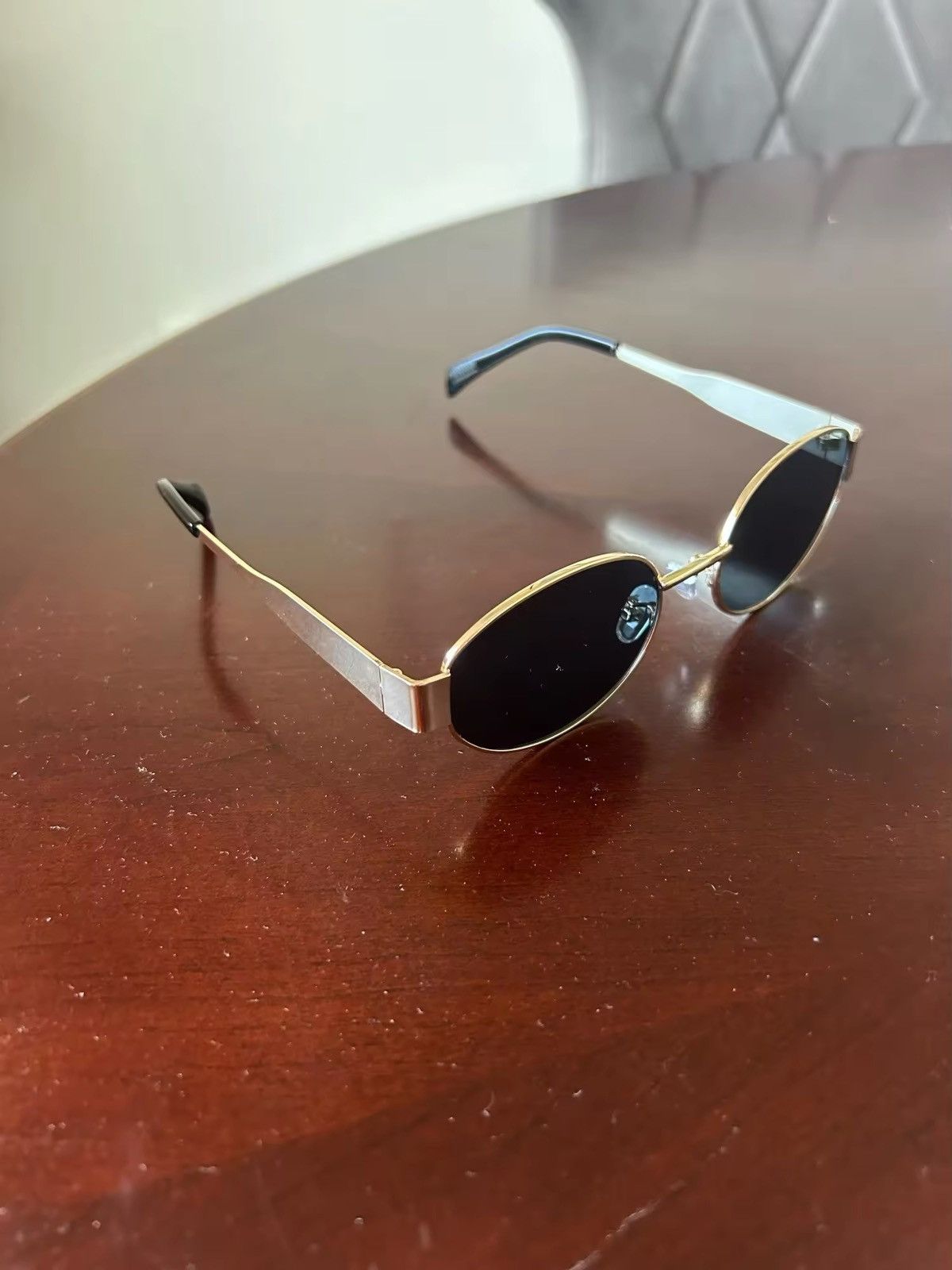 Jewelry Trendy Oval Sunglasses Size ONE SIZE - 2 Thumbnail