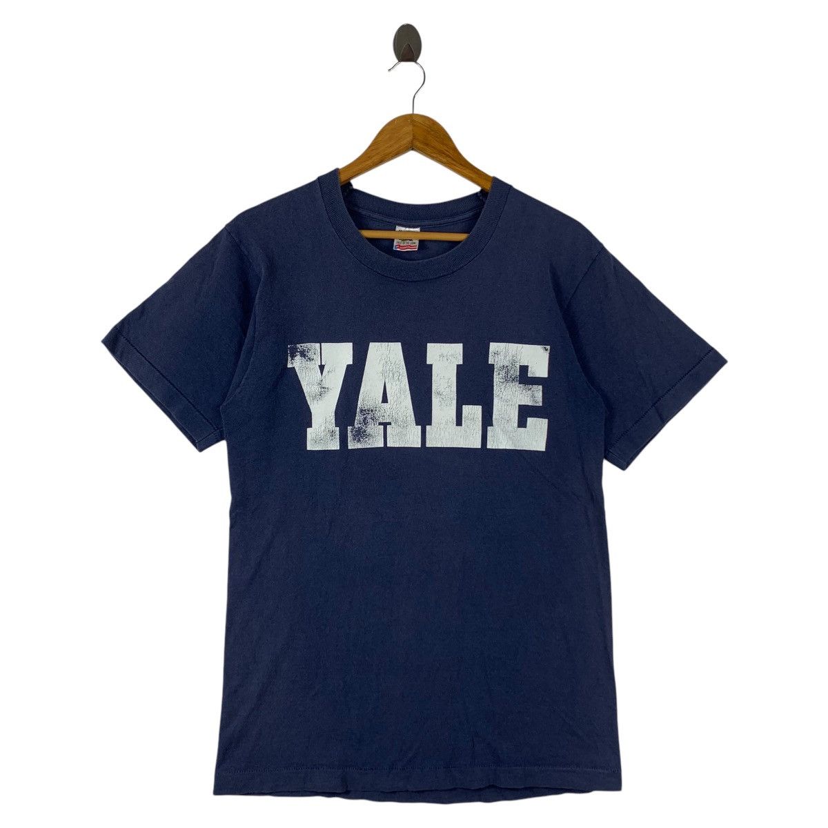 Vintage Vintage 90s YALE University Big spellout tee Size US M / EU 48-50 / 2 - 1 Thumbnail