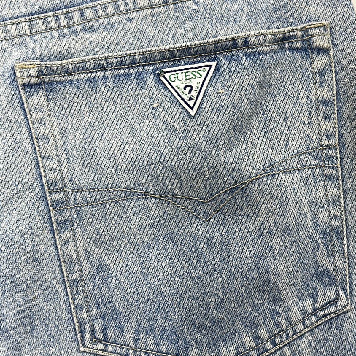 Guess × Vintage Vintage 90s GUESS USA Baggy Denim Size US 32 / EU 48 - 14 Thumbnail