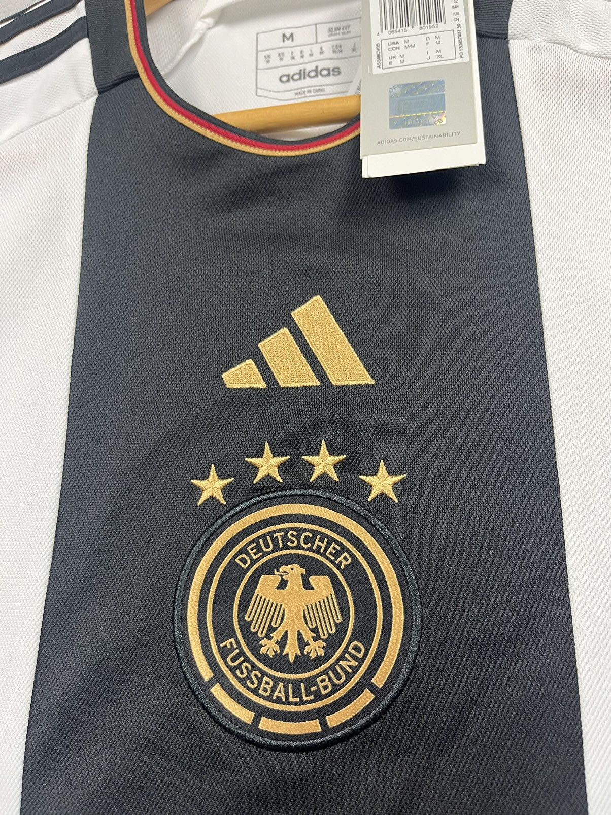 Adidas ADIDAS GERMANY NATIONALS 2022/2023 HOME SOOCER JERSEY SHIRT Size US M / EU 48-50 / 2 - 3 Thumbnail